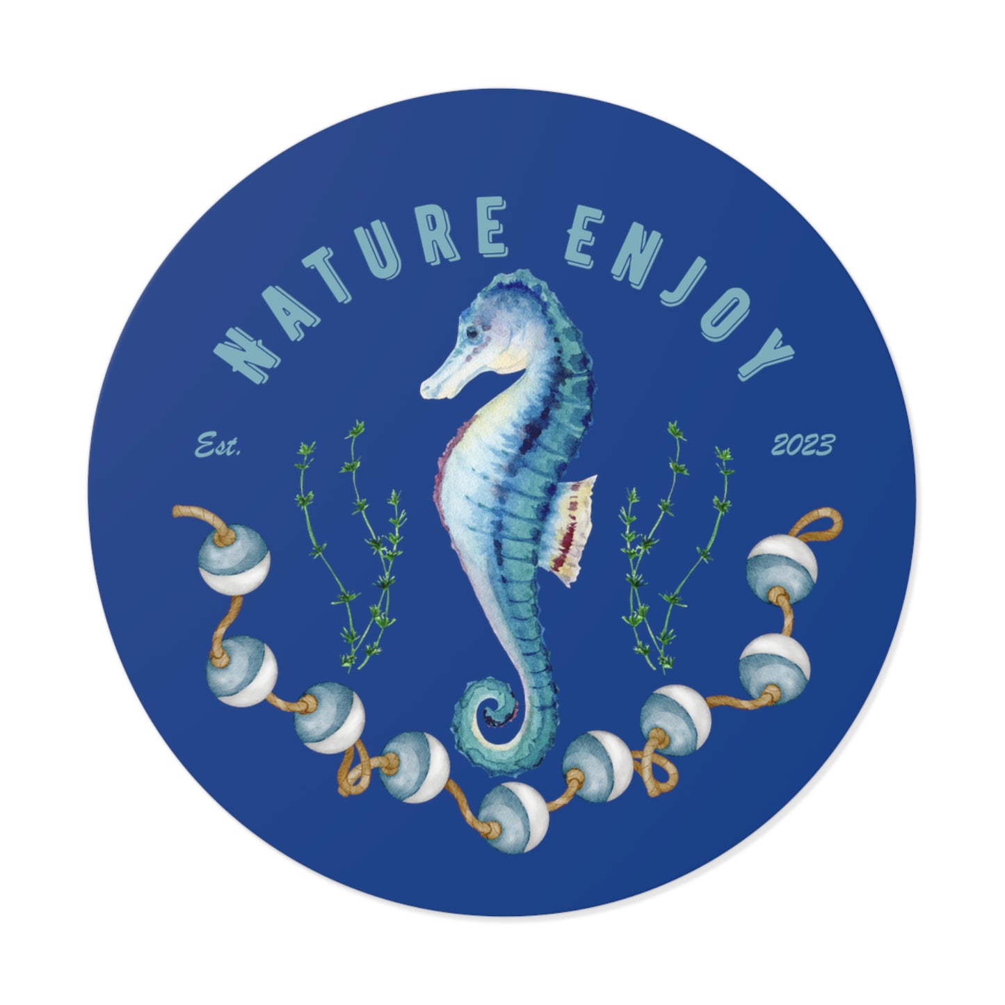 Seaside Seahorse Sticker