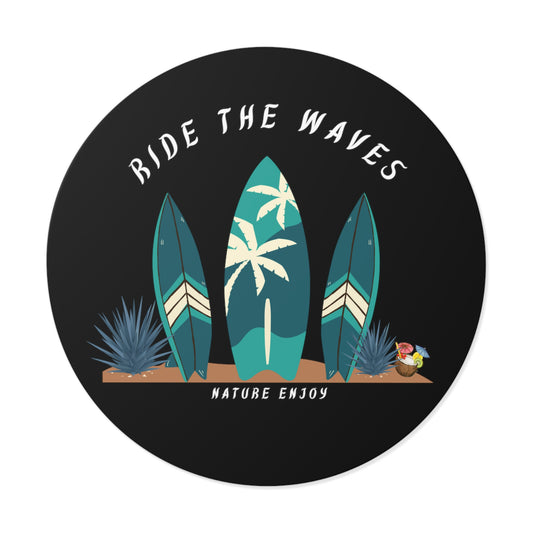 Ride The Waves Sticker