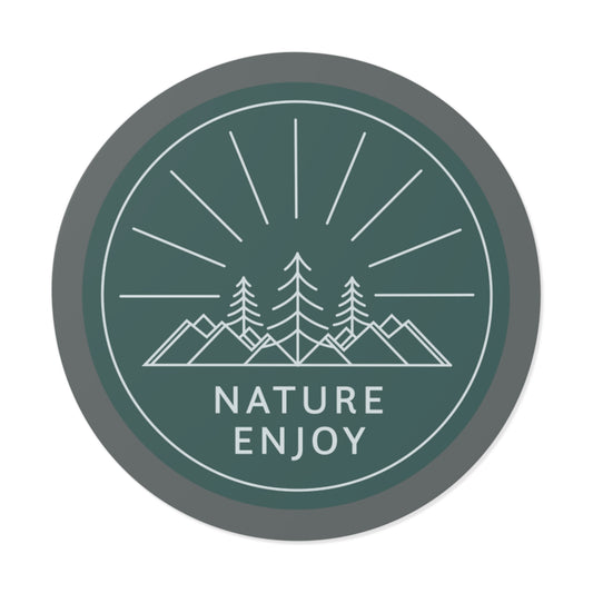 Nature Enjoy Logo Sticker